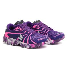 Tênis Feminino Colorado Oldsen Academia Corrida Fitness, Roxo, 38