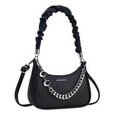 Bolsa Feminina Lua Baguete Franzida Sofisticada Glamour 2025 - Alwy, P