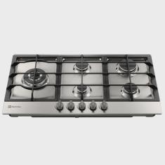 Cooktop a Gás 05 Bocas Electrolux com Acendimento Superautomático Experience Semiprofissional Inox - KE9DX