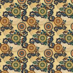 Papel Parede Arabesco Flores Coloridas Adesivo Sala Quarto