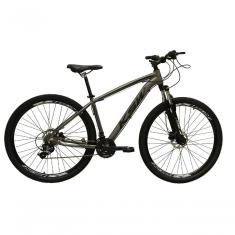 Bicicleta Aro 29 Ksw Xlt Alumínio 24v Câmbios Shimano Garfo Com Trava No Ombro - Grafite Tam.15