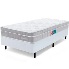 Cama Box com Solteirão Premium Molas Ensacadas com Espuma D33 Astronasa 97x203cm BF Colchões
