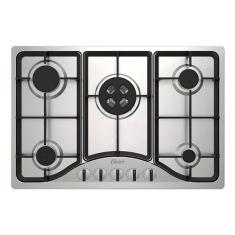 Cooktop A Gás 5 Bocas Semi Profissional 88x63cm Inox Oster