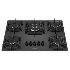 Cooktop 5 Bocas Mueller Tripla Chama - Preto
