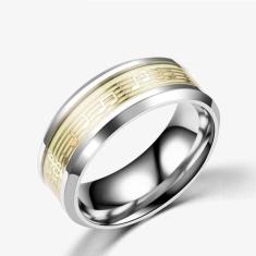 Anel Masculino Desenho Música Banhado A Ouro 18k - Judith Joias, 22