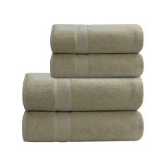 Jogo De Toalhas Budd 4 Peças De Banho E Rosto grossa  grande - Camesa,