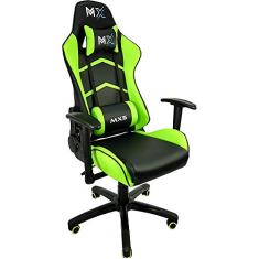 Cadeira Gamer MX5 Giratoria Preto e Verde, Mymax, 25.009176, Preto e Verde