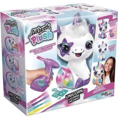 Unicórnio De Pelúcia Para Pintar Airbrush F00879 - Fun