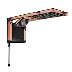 CHUVEIRO ACQUA DUO LORENZETTI BLACK/ROSE GOLD 220V/6800W