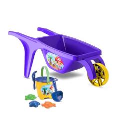 Carrinho De Mão Brinquedo Carriola Praia Infantil - Samba Toys, Roxo
