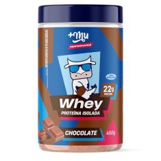 +Mu Pote Whey Isolado Sabor Chocolate 22g Proteína - 450g