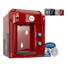 Purificador Água Alcalina Ionizada Ozônio E Magnésio Mg+ Cor Vermelho 110v