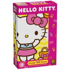 Quebra-cabeça 100 peças Hello Kitty - Grow