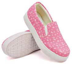 Slip On Tênis Dk Uze Shoes Estampas Delicadas Sola Leve Feminino-Feminino