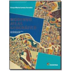 Livro - Moderno Atlas Geográfico - Moderna