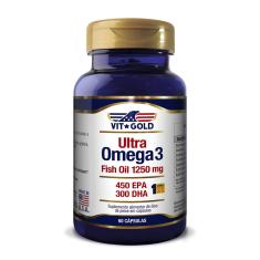 ULTRA ÔMEGA3 1250MG 450 EPA/300 DHA VITGOLD COM 60 CáPSULAS 