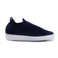 Tênis Usaflex Sneaker Tricot Azul-Feminino