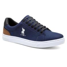 Tênis Classico Casual Confortável Masculino Polo Plus-Masculino
