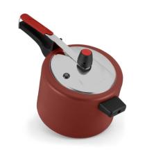 PANELA DE PRESSÃO FECHAMENTO INTERNO 4,5 LTS AA VERMELHO TAMPA POLIDO