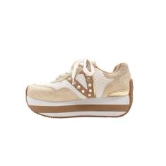 VOLATILE Beckett Platform Tênis feminino casual - dourado, Dourado, 38