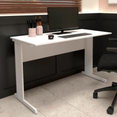 Mesa Escrivaninha de Estudos 135cm x 60cm Pé Metal F5 Office - F5 Offi