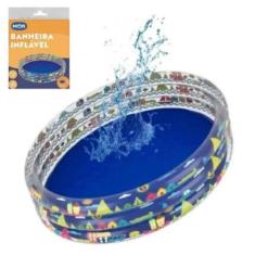 Piscina Redonda Banheira Inflável Infantil 450 Litros - Mor