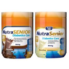 Kit 2 Nutra Senior Diabetics Care 800g-28 Vitaminas E minerais - Nutra