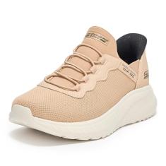 Skechers Tênis masculino Hands Free Slip-ins Bobs Squad Chaos-Daily Hype, Bronzeado, 42