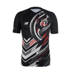 Camisa São Paulo New Balance Pré Jogo 2025 Preto - Masculino, GG, Pret