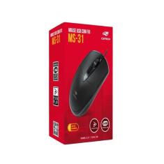Mouse USB MS-31BK Preto C3TECH USB1.1 / USB 2.0 - C3 TECH