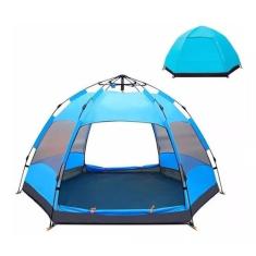 Barraca Camping Impermeável Automática 5/8 Pessoas Uso Duplo - OMEGA