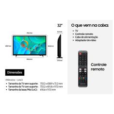 Smart TV Led 32" HD Samsung Tizen H5000F 2025