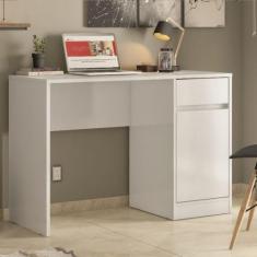 Escrivaninha 1 Porta1 Gaveta Morada Demobile - Demóbile, Branco