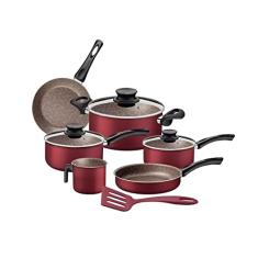 Tramontina JOGO DE PANELAS 7 PEÇAS PARIS VERMELHO