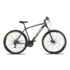 Bicicleta MTB Aro 29 KSW XLT 27V Freio Hidráulico K7 e Trava