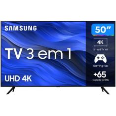 Smart Tv 50 Uhd 4K Led Samsung 50Cu7700 - Wi-Fi Bluetooth Alexa 3 Hdmi