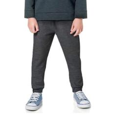 Baby Deluxe Calça de Moletom Infantil, Cinza (Grafite), 12 Anos