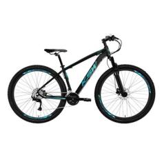 Bicicleta Aro 29 Ksw 24 Velocidades Freios a Disco com Suspensão, Pret