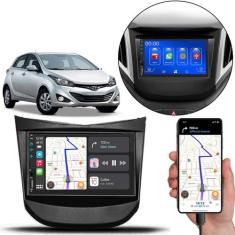 Kit Multimídia Carplay Hb20 2012-2019 Tela 7 Pol MP5 Touch-screen + Câ