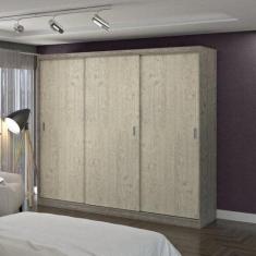 Guarda-Roupa Casal 3 Portas de Correr 4 Gavetas 1902 - Foscarini