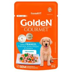 Ração Úmida Golden Gourmet para Cães Filhotes Sabor Frango 85g - PREMI