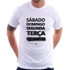 Camiseta Semana do carnaval - Foca na Moda, Branco, GG