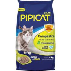 Areia Higiênica Campestre Pipicat 4 kg - KELCO