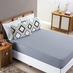 Jogo de lençol solteiro 2 peças fio penteado 100% algodão  - SAFIRA EN