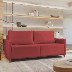 Sofá Angela 3 Lugares em Veludo Yescasa