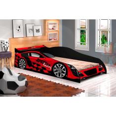 Cama Carro Speedy Infantil- Vermelho J&A Moveis