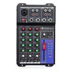 Mesa De Som A3 Automotiva Vedo C/ Equalizador 4 Bandas 48V Console, A3