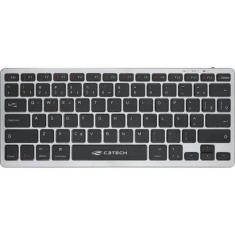 Teclado C3TECH K-BT50BK Bluetooth Recarregável