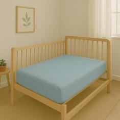 Lençol bebê de Berço Avulso 400 Fios Com Elástico 100% algodao - Rafal