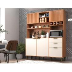 Cozinha Compacta com Porta Ripada 2 Gavetas Melissa - j carvalho